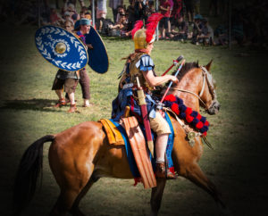 spectacle equestre legion romaine gladiateur chevalier gaulois