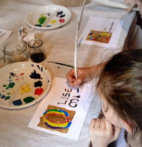 enluminure enfants atelier